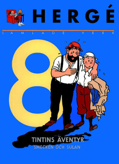 Cover for Hergé - samlade verk (Bonnier Carlsen, 1999 series) #8