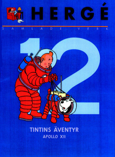 Cover for Hergé - samlade verk (Bonnier Carlsen, 1999 series) #12