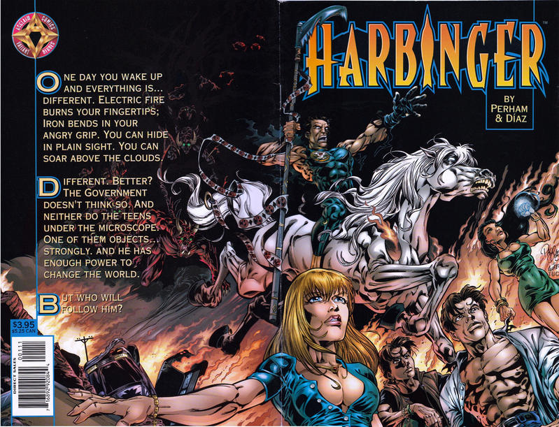 Cover for Harbinger: Acts of God (Acclaim / Valiant, 1998 series) #1