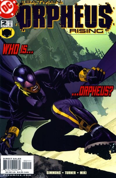 Cover for Batman: Orpheus Rising (DC, 2001 series) #2 [Direct Sales]