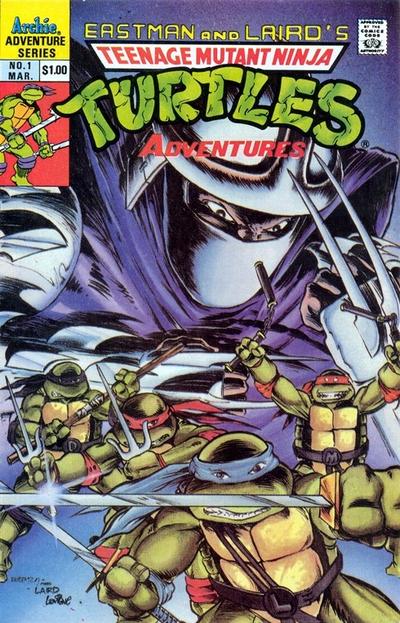 Cover for Teenage Mutant Ninja Turtles Adventures (Archie, 1989 series) #1 [Direct]