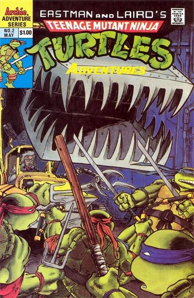 Cover for Teenage Mutant Ninja Turtles Adventures (Archie, 1989 series) #2