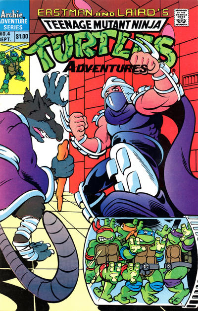 Cover for Teenage Mutant Ninja Turtles Adventures (Archie, 1989 series) #4 [Direct]
