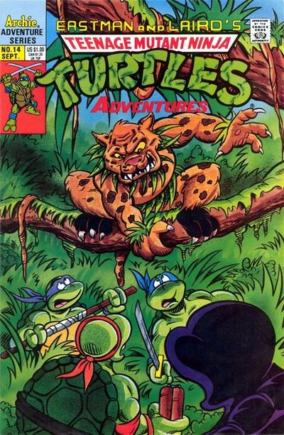 Cover for Teenage Mutant Ninja Turtles Adventures (Archie, 1989 series) #14