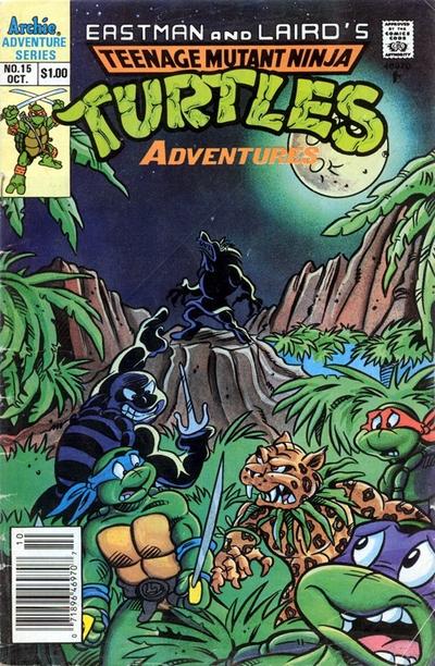Cover for Teenage Mutant Ninja Turtles Adventures (Archie, 1989 series) #15 [Newsstand]