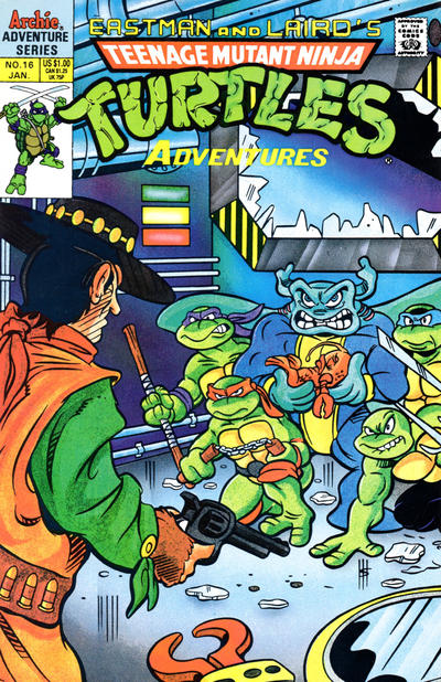 Cover for Teenage Mutant Ninja Turtles Adventures (Archie, 1989 series) #16
