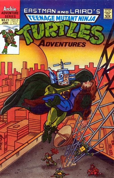 Cover for Teenage Mutant Ninja Turtles Adventures (Archie, 1989 series) #21 [Direct]