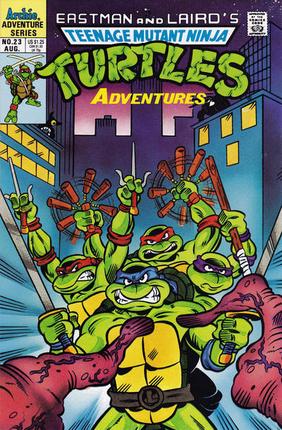 Cover for Teenage Mutant Ninja Turtles Adventures (Archie, 1989 series) #23