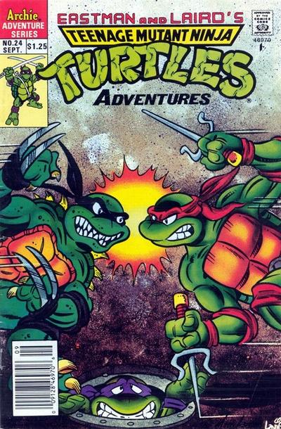Cover for Teenage Mutant Ninja Turtles Adventures (Archie, 1989 series) #24