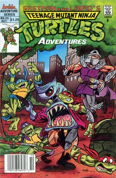 Cover for Teenage Mutant Ninja Turtles Adventures (Archie, 1989 series) #25