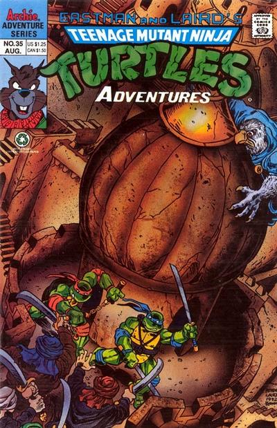 Cover for Teenage Mutant Ninja Turtles Adventures (Archie, 1989 series) #35
