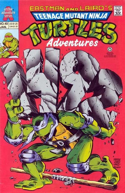 Cover for Teenage Mutant Ninja Turtles Adventures (Archie, 1989 series) #40