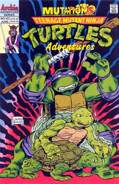 Cover for Teenage Mutant Ninja Turtles Adventures (Archie, 1989 series) #45