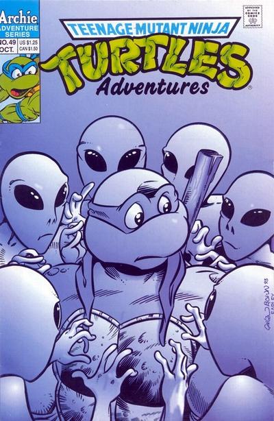 Cover for Teenage Mutant Ninja Turtles Adventures (Archie, 1989 series) #49