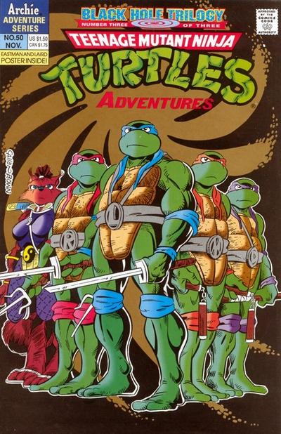 Cover for Teenage Mutant Ninja Turtles Adventures (Archie, 1989 series) #50 [Direct]