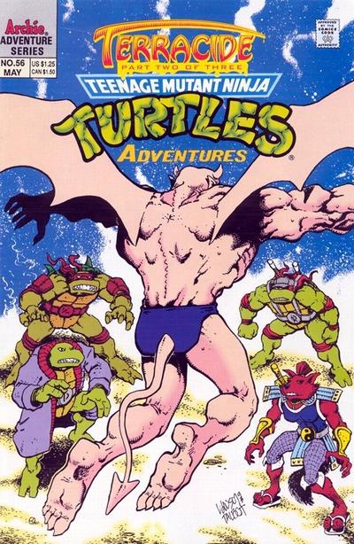 Cover for Teenage Mutant Ninja Turtles Adventures (Archie, 1989 series) #56 [Direct]