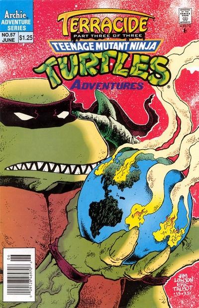 Cover for Teenage Mutant Ninja Turtles Adventures (Archie, 1989 series) #57 [Newsstand]