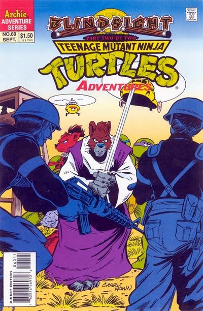 Cover for Teenage Mutant Ninja Turtles Adventures (Archie, 1989 series) #60