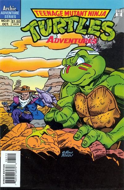 Cover for Teenage Mutant Ninja Turtles Adventures (Archie, 1989 series) #61 [Direct Edition]