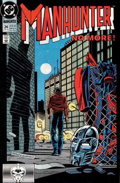 Cover for Manhunter (DC, 1988 series) #24 [Direct]