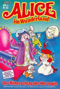 Cover Thumbnail for Alice im Wunderland (Bastei Verlag, 1984 series) #33