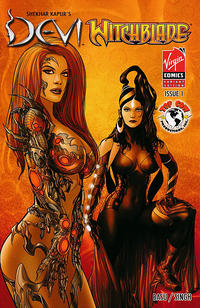 Cover for Devi / Witchblade (Virgin, 2008 series) #1 [Singh Cover]
