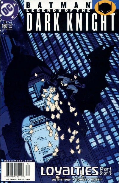 Cover for Batman: Legends of the Dark Knight (DC, 1992 series) #160 [Newsstand]