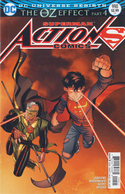 Cover for Action Comics (DC, 2011 series) #990 [Nick Bradshaw Non-Lenticular Cover]