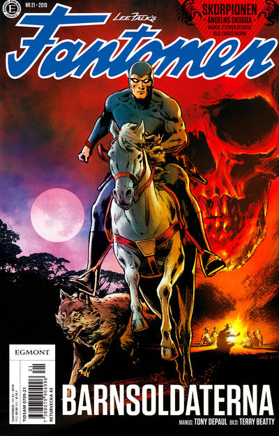 Cover for Fantomen (Egmont, 1997 series) #21/2019