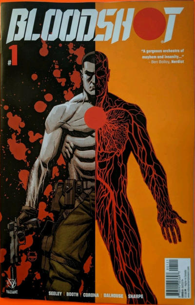 Cover for Bloodshot (Valiant Entertainment, 2019 series) #1 [Cover B - Dave Johnson]