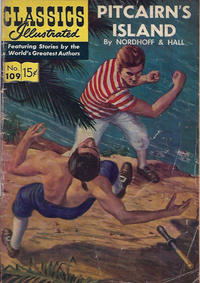 Cover for Classics Illustrated (Gilberton, 1947 series) #109 - Pitcairn's Island [Coward Shoe Store Giveaway]