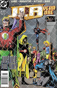 Cover Thumbnail for JLA: Year One (DC, 1998 series) #11 [Newsstand]