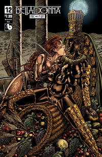 Cover for Belladonna: Fire and Fury (Avatar Press, 2017 series) #12 [Wraparound Nude Variant]