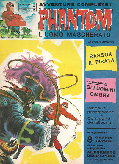 Cover for L'Uomo Mascherato Phantom [Avventure americane] (Edizioni Fratelli Spada, 1972 series) #30
