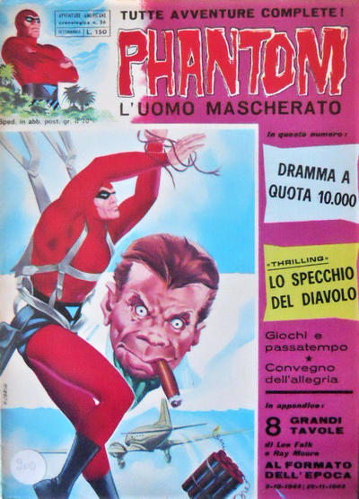 Cover for L'Uomo Mascherato Phantom [Avventure americane] (Edizioni Fratelli Spada, 1972 series) #36