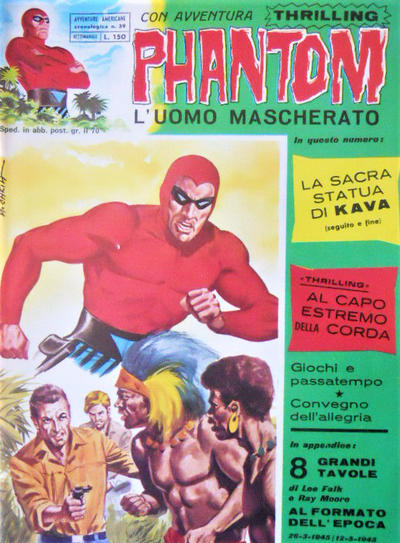 Cover for L'Uomo Mascherato Phantom [Avventure americane] (Edizioni Fratelli Spada, 1972 series) #39