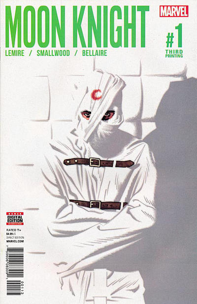 Cover for Moon Knight (Marvel, 2016 series) #1 [Third Printing Variant]