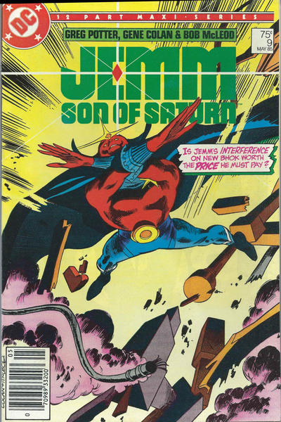Cover for Jemm, Son of Saturn (DC, 1984 series) #9 [Newsstand]