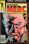 Cover for Mark Hazzard: Merc (Marvel, 1986 series) #3 [Newsstand]