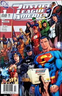 Cover for Justice League of America (DC, 2006 series) #1 [Newsstand]