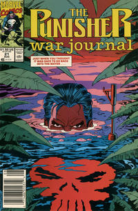 Cover for The Punisher War Journal (Marvel, 1988 series) #21 [Newsstand]