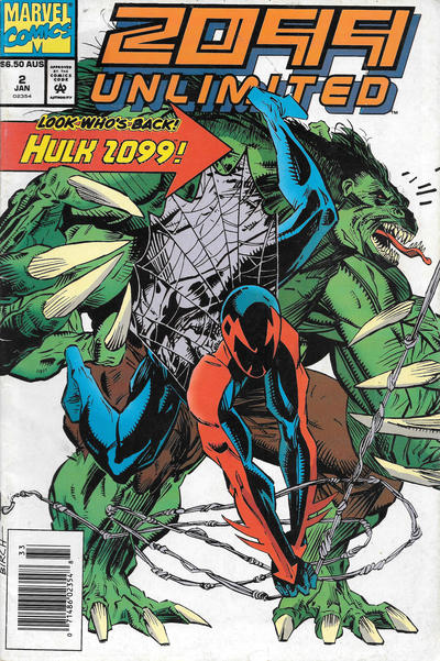Cover for 2099 Unlimited (Marvel, 1993 series) #2 [Australian]