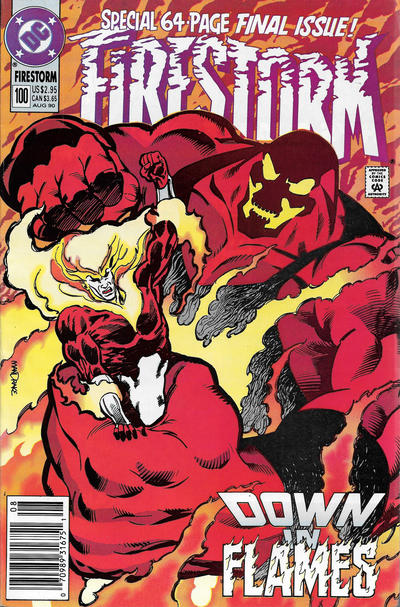 Cover for Firestorm (DC, 1990 series) #100 [Newsstand]
