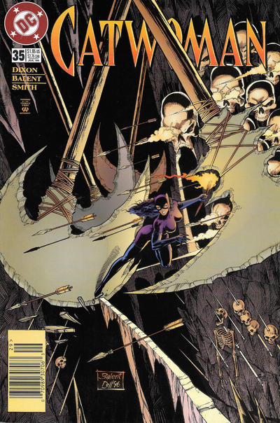 Cover for Catwoman (DC, 1993 series) #35 [Newsstand]