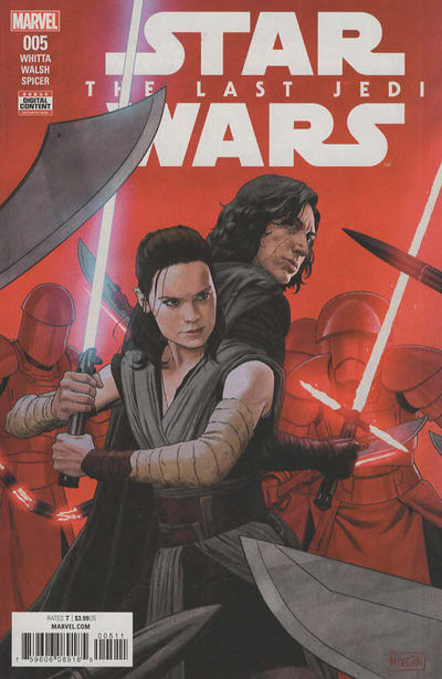 Cover for Star Wars: The Last Jedi Adaptation (Marvel, 2018 series) #5 [Paolo Rivera]