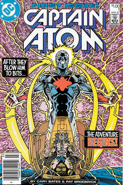 Cover for Captain Atom (DC, 1987 series) #1 [Newsstand]