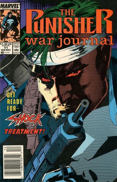 Cover for The Punisher War Journal (Marvel, 1988 series) #11 [Direct]