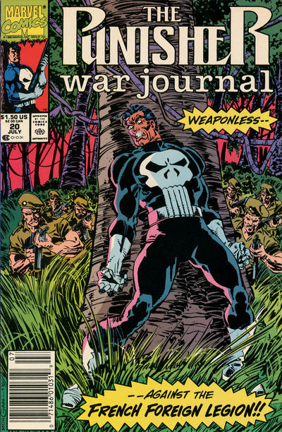 Cover for The Punisher War Journal (Marvel, 1988 series) #20 [Direct]