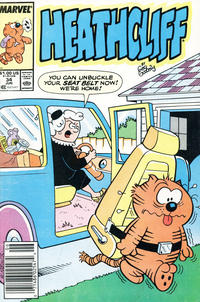 Cover Thumbnail for Heathcliff (Marvel, 1985 series) #34 [Newsstand]