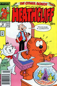 Cover Thumbnail for Heathcliff (Marvel, 1985 series) #33 [Newsstand]